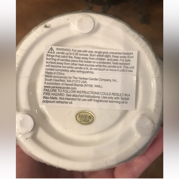 New YANKEE CANDLE Tart Burner Warmer Snowman Christmas Holiday Gift - Picture 10 of 11